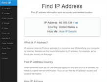 Tablet Screenshot of find-ip.net